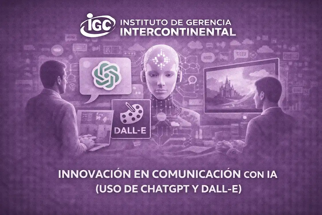 Imagen de Innovación en Comunicación con IA (Uso de ChatGPT y DALL-E)